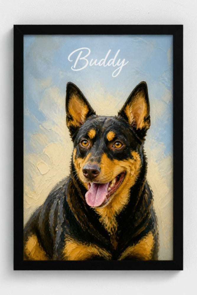 The Namesake pet portrait style