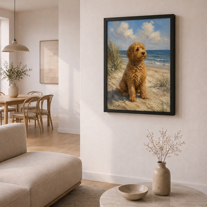 Framed portrait