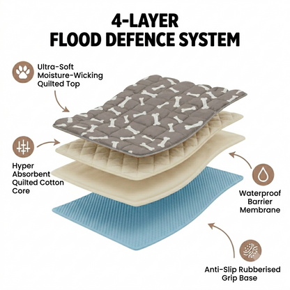 PottiPlus - The Floor-Safe Washable Dog Pad