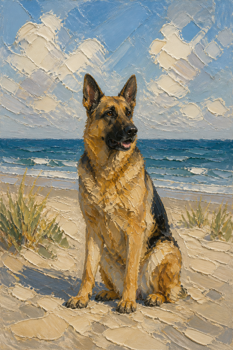 By the Sea - Legacy Likeness Portrait portrait example
